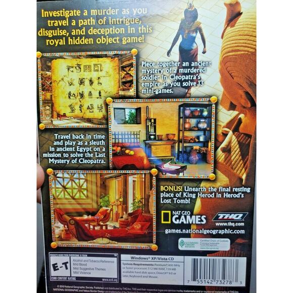 Nat Geo Adventure Ghost Fleet Titanic Herods Cleopatra PC Computer Game History - Picture 3 of 5